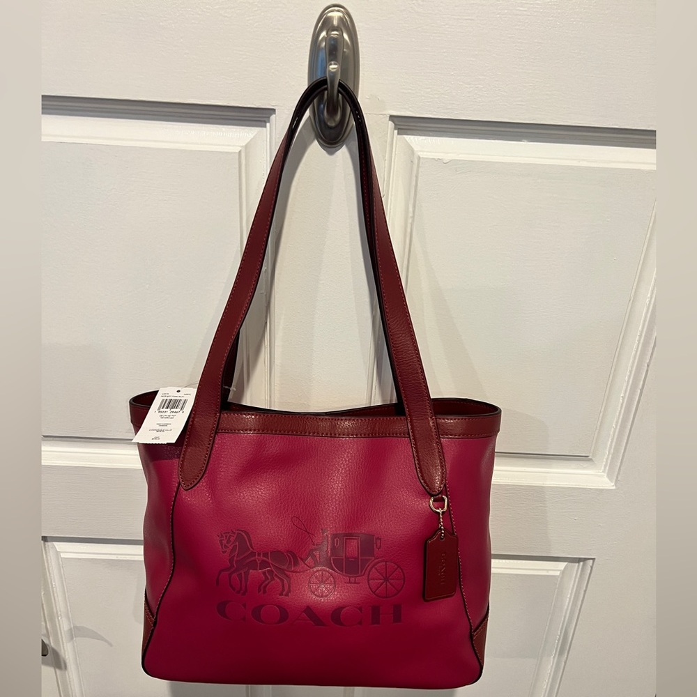 BRAND NEW WITH TAGS!!! Large Bright Violet Tote.